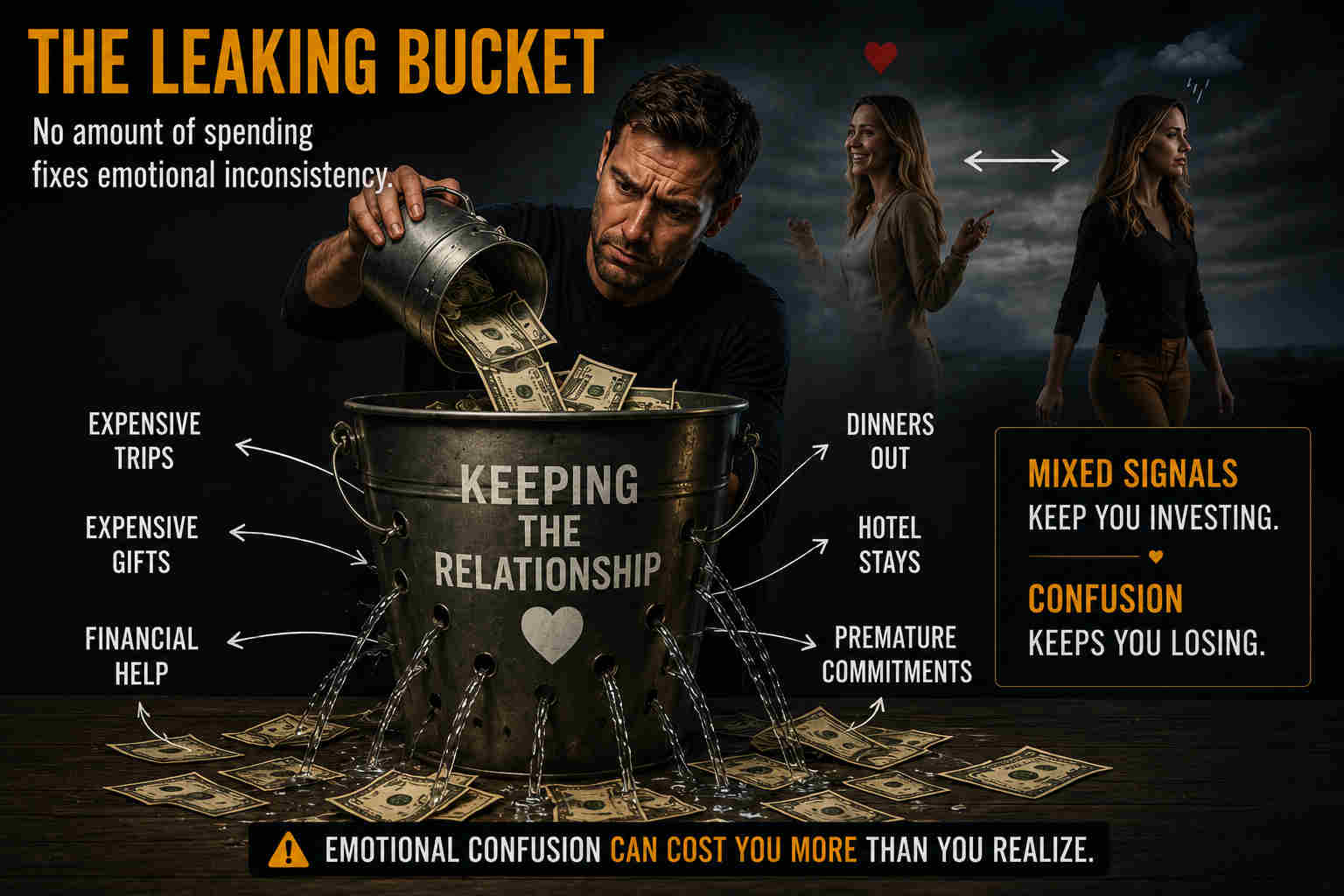 Financial risks caused by emotional confusion and mixed signals