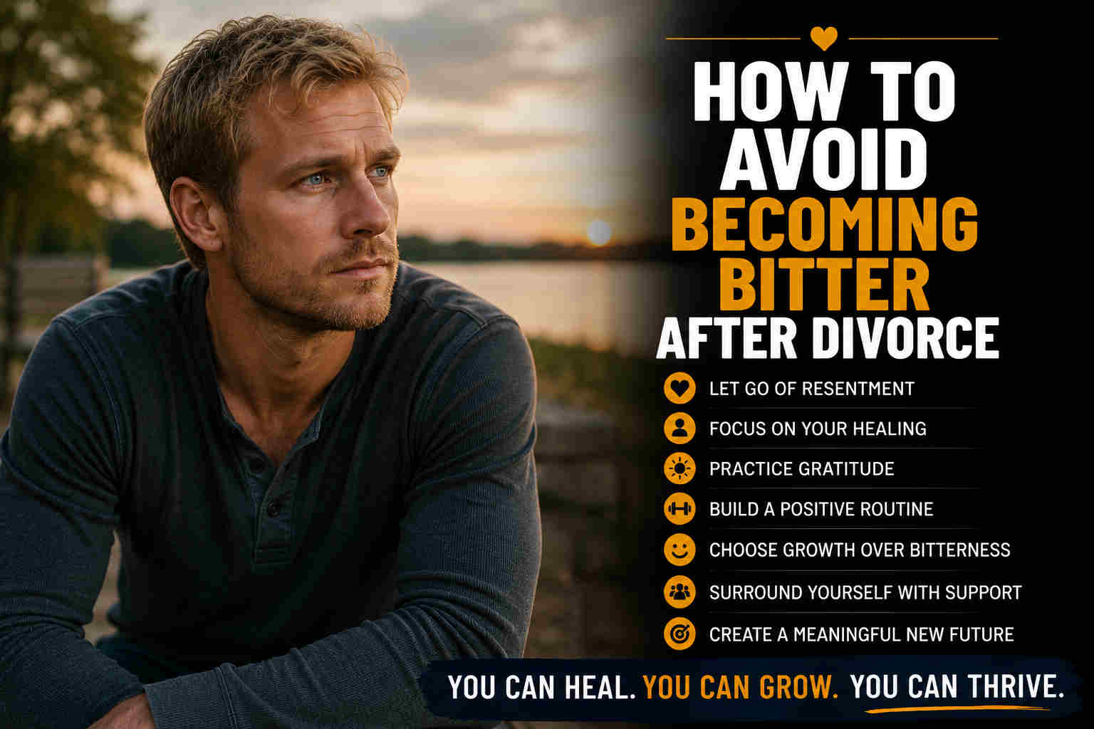 How To Avoid Becoming Bitter After Divorce